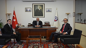 ÇTSO YÖNETİM KURULU BAŞKANI DENİZBANK ŞUBE MÜDÜRLERİ İLE BİR ARAYA GELDİ