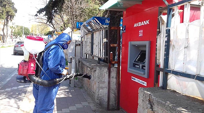 DEZENFEKSİYON ÇALIŞMALARI ARALIKSIZ SÜRÜYOR