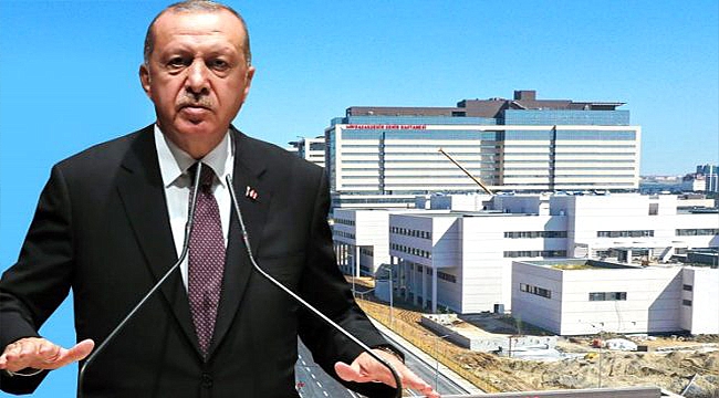 ERDOĞAN, BAŞAKŞEHİR ŞEHİR HASTANESİ'Nİ HAYATA GEÇİRDİ
