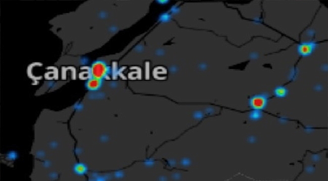KORONAVİRÜS HARİTASINDA ÇANAKKALE'YE DİKKAT!