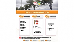 METEOROLOJİDEN "TURUNCU" KODLU UYARI!