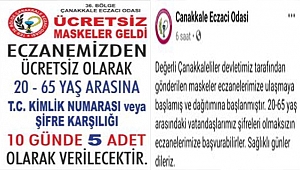 O MASKELER ECZANELERE GELDİ!
