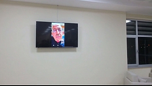 REKTÖR SEDAT MURAT, VİDEO KONFERANS SİSTEMİYLE HASTANE ÇALIŞANLARINA SESLENDİ