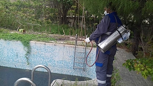 SİVRİSİNEKLER İLE MÜCADELE DEVAM EDİYOR