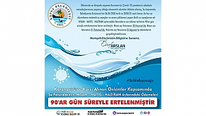 SU FATURALARINI 3 AY ERTELEDİ!