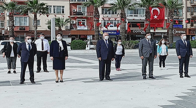 19 MAYIS ATATÜRK'Ü ANMA, GENÇLİK VE SPOR BAYRAMI TÖRENLE KUTLANDI