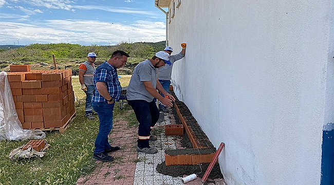 AKSAZ SOSYAL TESİSLERİ YENİ SEZONA HAZIRLANIYOR