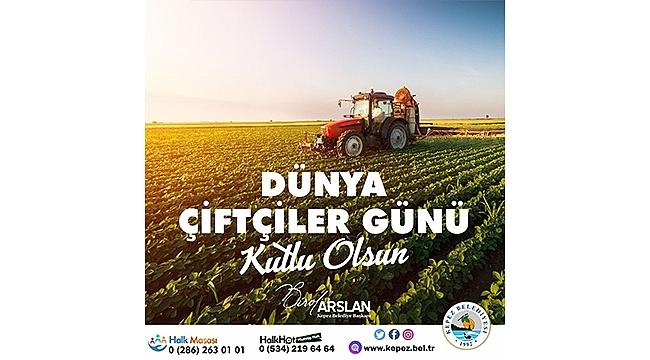 ARSLAN; "MİLLİ EKONOMİNİN TEMELİ TARIMDIR"