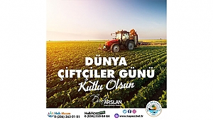 ARSLAN; "MİLLİ EKONOMİNİN TEMELİ TARIMDIR"