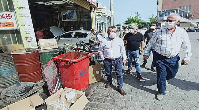 BAŞKAN ESNAF ZİYARETLERİNE DEVAM EDİYOR