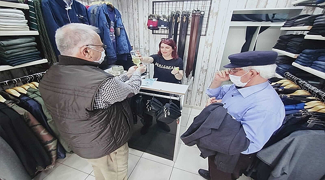 BAŞKAN GÖKHAN VE MECLİS ÜYELERİ ESNAF ZİYARETLERİNE DEVAM EDİYOR