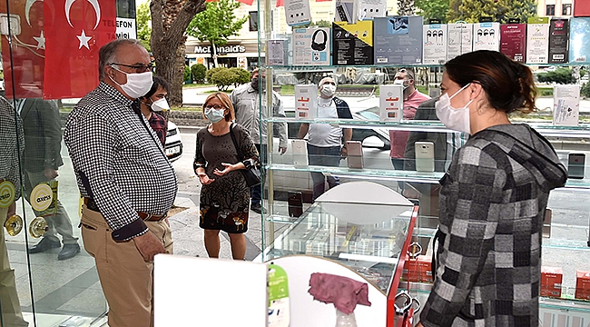 BAŞKAN GÖKHAN VE MECLİS ÜYELERİNDEN ESNAF ZİYARETİ