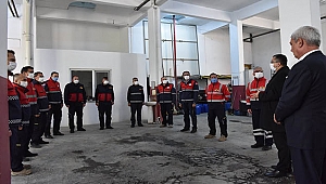 BAŞKAN ÖZ,ÇALIŞMA ARKADAŞLARIM İLE BAYRAMLAŞTI