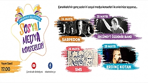BAYRAMDA ÇANAKKALE BELEDİYESİ SOSYAL MEDYA KONSERLERİNİ KAÇIRMAYIN!
