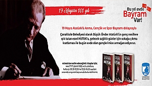 EVDE KALAN GENÇLERE 'NUTUK' HEDİYE