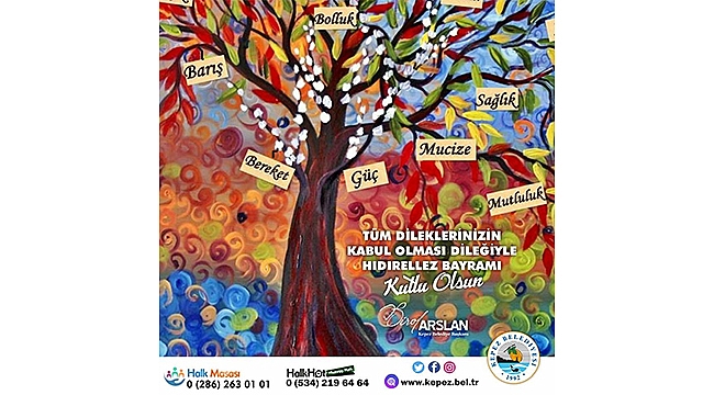 "HOŞ GELDİN BEREKETİN VE BAHARIN SİMGESİ HIDIRELLEZ"