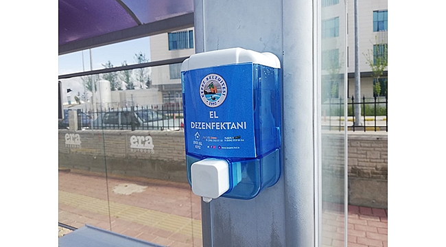 O DURAĞA DEZENFEKTAN KONULDU!