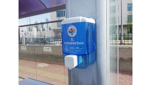 O DURAĞA DEZENFEKTAN KONULDU!