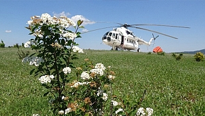 YANGIN SÖNDÜRME HELİKOPTERİ GÖREVE BAŞLADI