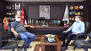 ALİ SARIBAŞ'TAN BAŞKAN ÖZ'E ZİYARET