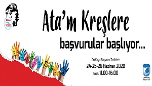 ATA'M KREŞLERE BAŞVURULAR BAŞLIYOR