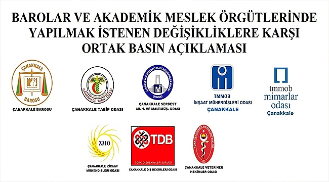 BARO VE MESLEK ODALARINDAN ORTAK BASIN AÇIKLAMASI: "SESİ KESİLECEK KURUMLAR DEĞİLİZ!"