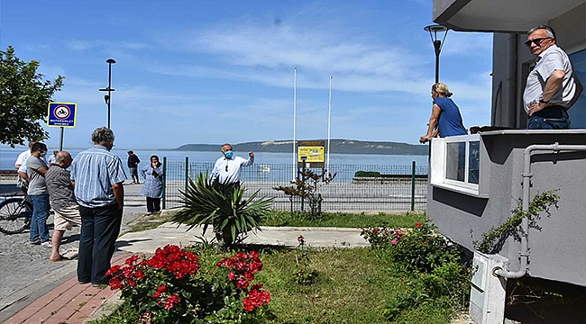 BAŞKAN GÖKHAN, BARIŞ KORDONU'NDAKİ KAFETERYA BİNASI ÇALIŞMALARINI YERİNDE İNCELEDİ