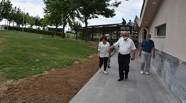 BAŞKAN GÖKHAN ÖZGÜRLÜK PARKI'NDA İNCELEMELERDE BULUNDU