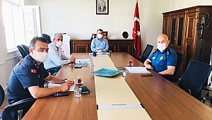 ÇAN'DA LİSELERE GEÇİŞ SINAVI GÜVENLİK TEDBİRLERİ TOPLANTISI YAPILDI