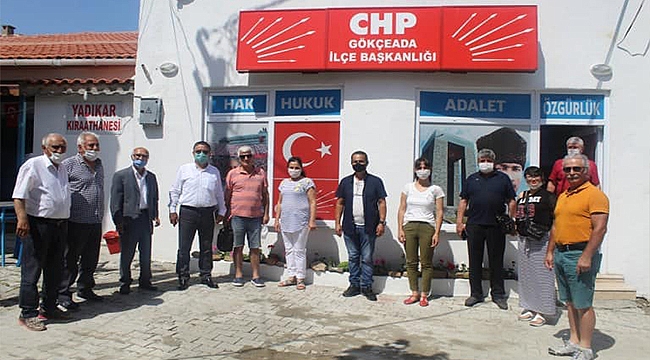 CHP İL BAŞKANLIĞI ADAYA ZİYARETE GİTTİ