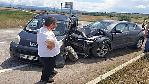 ETİLİ SAPAĞINDA KAZA!