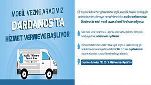 MOBİL VEZNE ARACI DARDANOS'TA HİZMET VERMEYE BAŞLIYOR