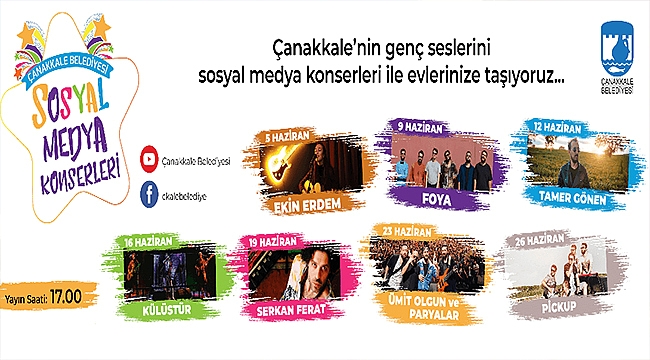 SOSYAL MEDYA KONSERLERİ HAZİRAN AYI BOYUNCA DEVAM EDECEK