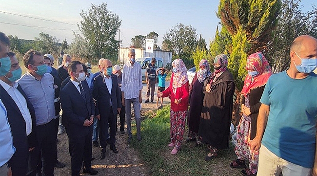 VALİ AKTAŞ, DOLU YAĞIŞINDA ZARAR GÖREN BÖLGELERİ YERİNDE İNCELEDİ
