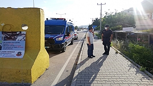 VALİ AKTAŞ, KÜÇÜKKUYU BELDESİ JANDARMA UYGULAMA NOKTASINI ZİYARET ETTİ