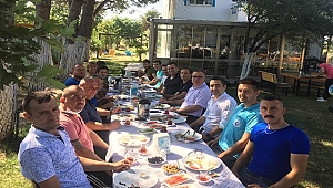 BAŞKAN ARSLAN SU İŞLERİ PERSONELİNE KAHVALTI VERDİ