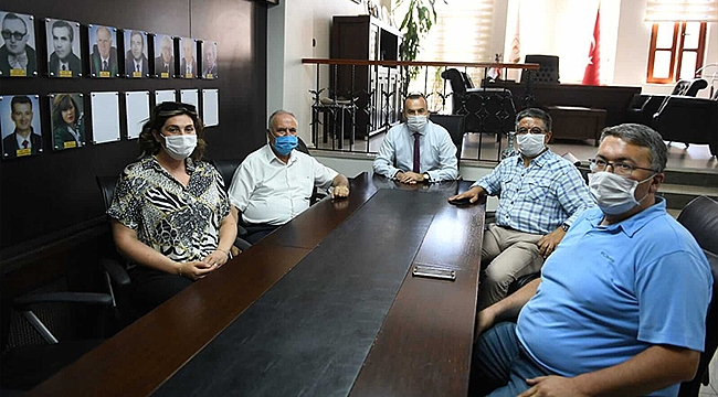 BAŞKAN GÖKHAN'DAN ÇANAKKALE BARO BAŞKANI ŞARLAN'A ZİYARET