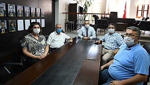 BAŞKAN GÖKHAN'DAN ÇANAKKALE BARO BAŞKANI ŞARLAN'A ZİYARET