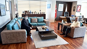 BAŞKAN GÖKHAN KONUKLARINI AĞIRLADI