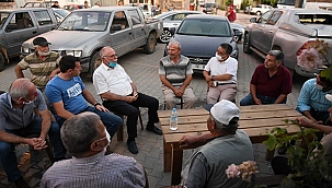 BAŞKAN GÖKHAN YANGINDAN HASAR GÖREN KÖYLERİ ZİYARET ETTİ