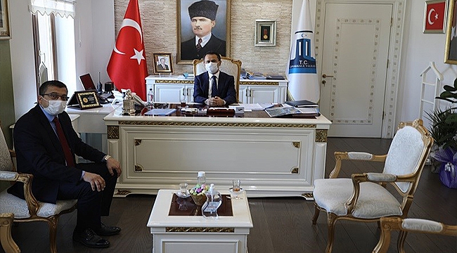 BAŞKAN ÖZ'DEN VALİ AKTAŞ'A ZİYARET