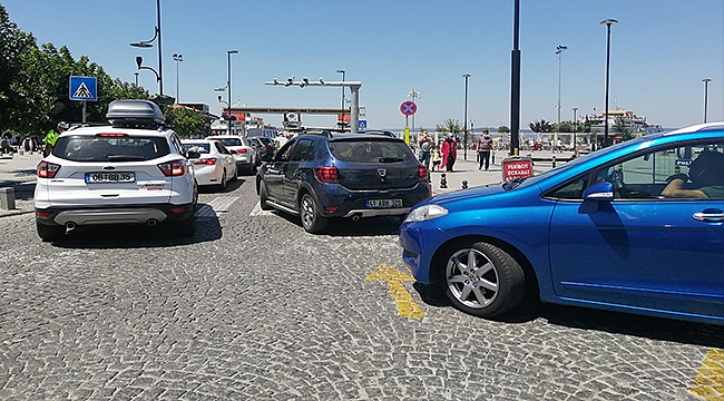 BAYRAM ÖNCESİ İSKELE YOĞUNLUĞU BAŞLADI!