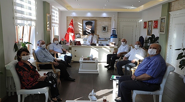 BİGA ORGANİZE SANAYİ BÖLGESİ YÖNETİMİNDEN, VALİ AKTAŞ'A ZİYARET