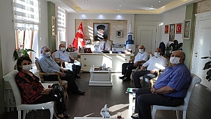 BİGA ORGANİZE SANAYİ BÖLGESİ YÖNETİMİNDEN, VALİ AKTAŞ'A ZİYARET