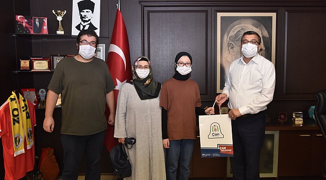 BÜLENT ÖZ LGS ÇAN BİRİNCİSİNİ TEBRİK EDEREK BAŞARILAR DİLEDİ...!