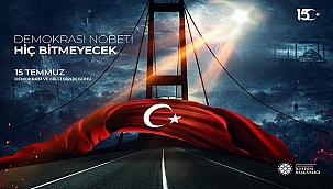 ÇAN KAYMAKAMI MUSTAFA GÜRDAL'IN 15 TEMMUZ DEMOKRASİ VE MİLLİ BİRLİK GÜNÜ MESAJI