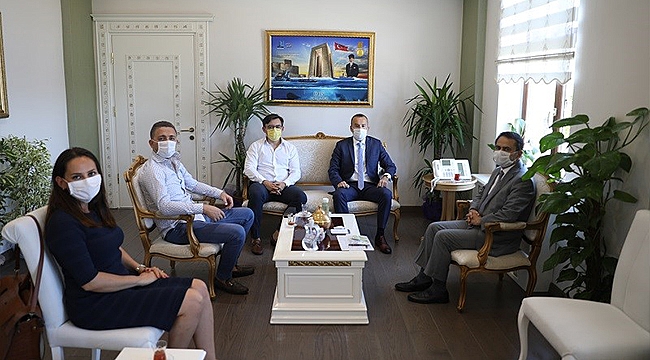 ÇANAKKALE BARO BAŞKANLIĞI YÖNETİMİNDEN, VALİ AKTAŞ' A ZİYARET