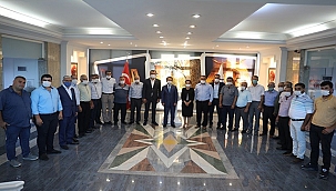 ÇANAKKALE MERKEZ İLÇE KÖY MUHTARLARINDAN, VALİ AKTAŞ' A ZİYARET