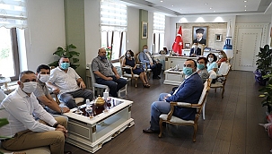 CHP MERKEZ İLÇE YÖNETİMİNDEN VALİ AKTAŞ'A ZİYARET