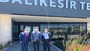 ÇOMÜ REKTÖRÜ PROF. DR. SEDAT MURAT BALIKESİR'DE BİR DİZİ ZİYARET GERÇEKLEŞTİRDİ